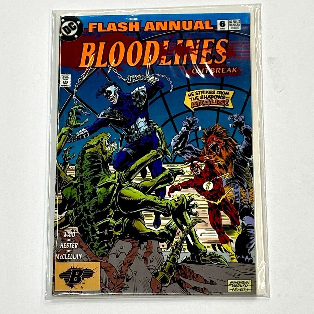 DC Comics 1993 Annual Bloodlines Outbreak Flash #6 DC Comics NM